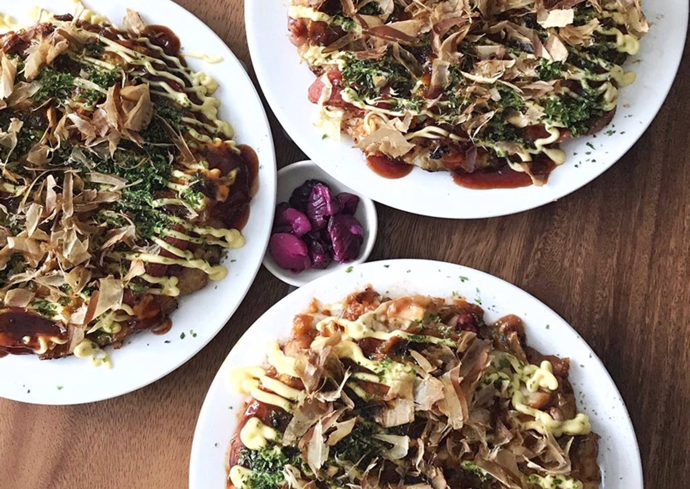 Okonomiyaki (Kansai Style)