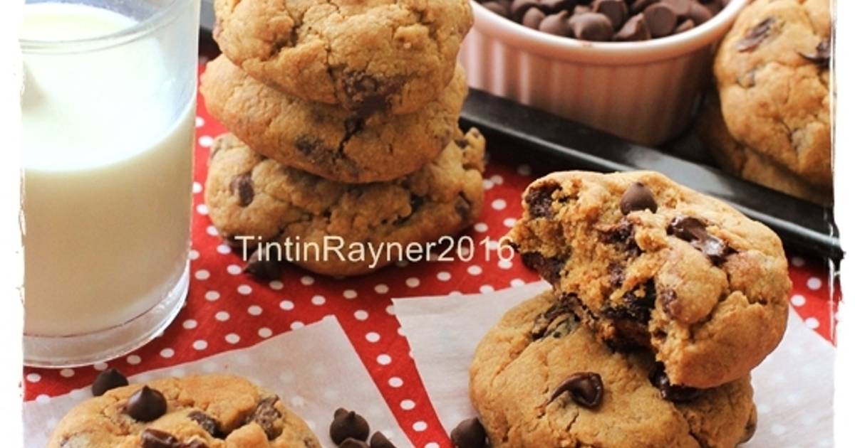 Resep Cookie Monster Chewy Chocochips Cookies - Trial New Recipe Oleh ...