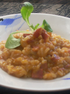 Una foto de Risotto de Calabaza