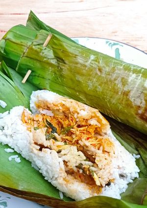 Foto resep Nasi Bakar Ayam Suwir Kemangi
