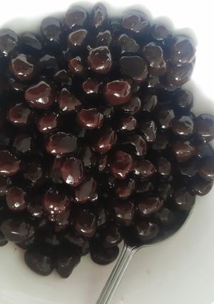 Hình của món Sữa tươi trân châu cacao.