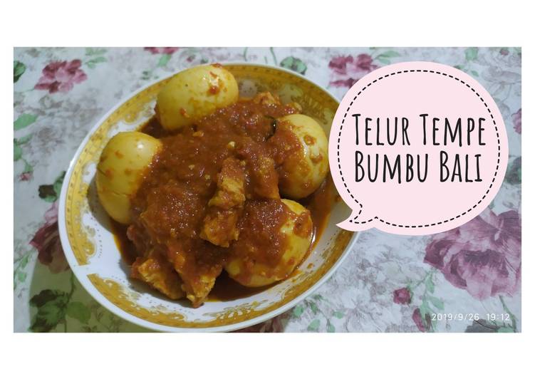#41. Telur Tempe Bumbu Bali🌶