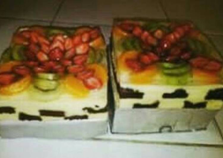  Resep  Pudding cake busa  fruity by bunda kiara oleh bunda 