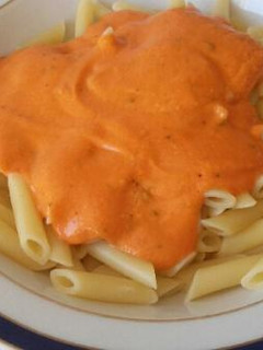 Una foto de Salsa de tomate y nata para pasta