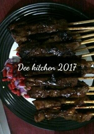 Foto resep Sate ayam bumbu kecap