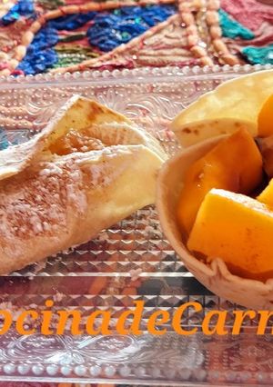 Una foto de Postres con queso fresco en tortita