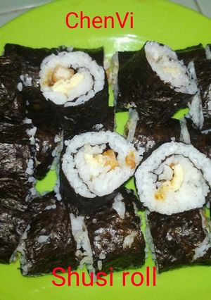 Foto resep Shusi roll egg chicken