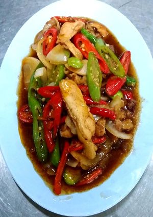 รูปของ ไก่ผัดพริกสด