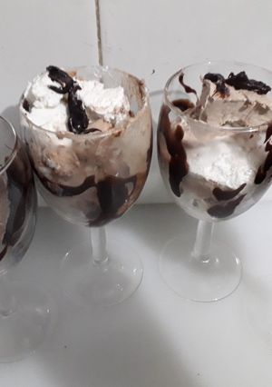A picture of Chocolate ice cream.