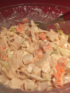Una foto de Ensaladilla de piña y cangrejo