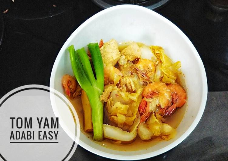 Cara termudah untuk Musim Panas Enak2. Tom Yam Adabi easy, Endessss