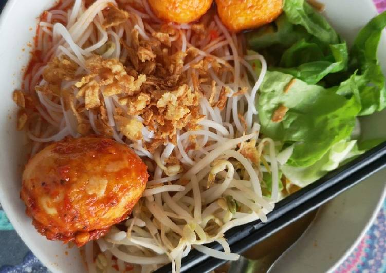 Recipe of Super Quick Homemade Shrimp broth noodles soup
