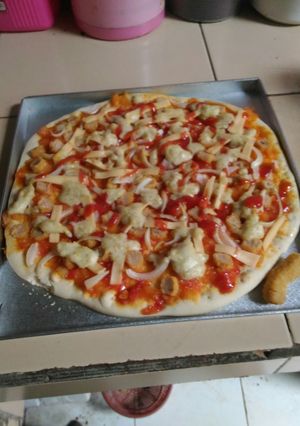 Foto resep Pizza simple topping suka suka
