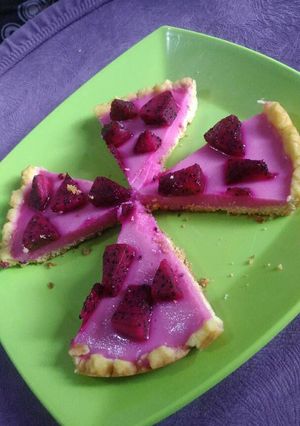 Foto resep Pie Buah Naga Teflon