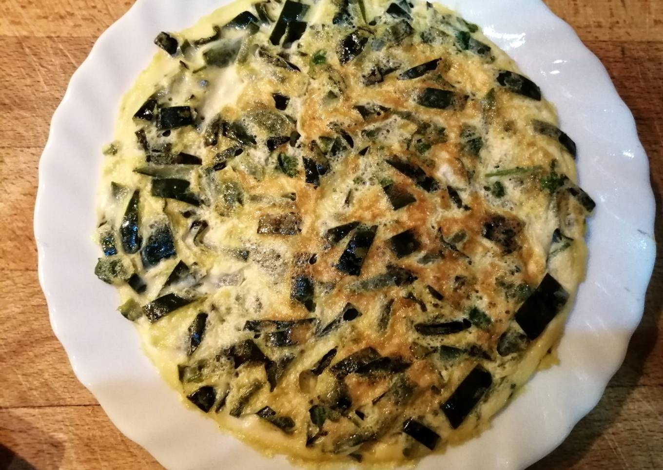 Tortilla de pepino