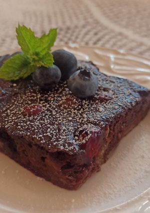 Zdjęcie przepisu Fit brownie bananowe 🔥.