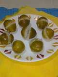 Limones rellenos de cocada