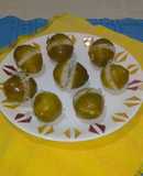 Limones rellenos de cocada