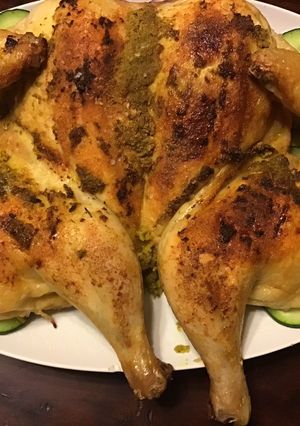 A picture of California Farm Harissa Chicken.