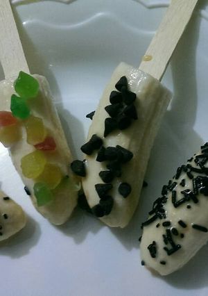 A picture of Banana Popsicle.
