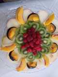 Bandeja de frutas para tuvi shbat
