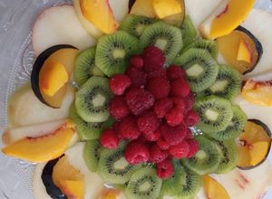 Una foto de Bandeja de frutas para tuvi shbat