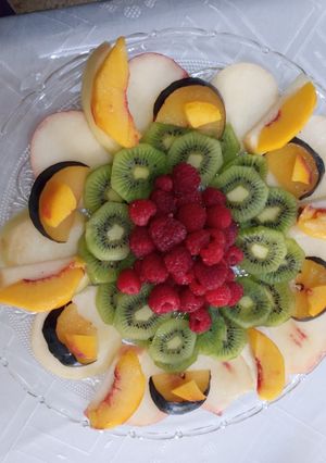 Una foto de Bandeja de frutas para tuvi shbat