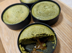 抹茶年糕蛋糕 的食譜成品照片