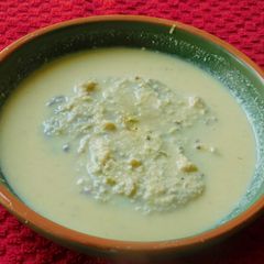 A picture of Sweet potato poli (paal poli, poli soaked in milk.