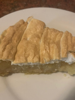 Una foto de TARTA de MANZANA y MERENGUE (sin gluten)