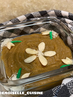 عکسی از دستور کاچی آرد نخودچی و سمولینا