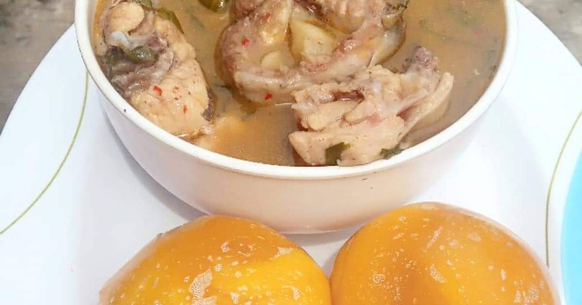 Nsala soup with chicken & cat fish Recipe by Emryson's Kitchen Cookpad
