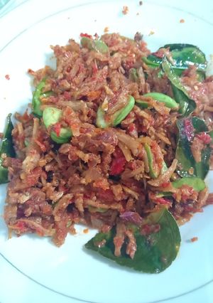 Foto resep Sambel teri pete