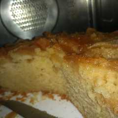 Una foto de Torta de manzana invertida