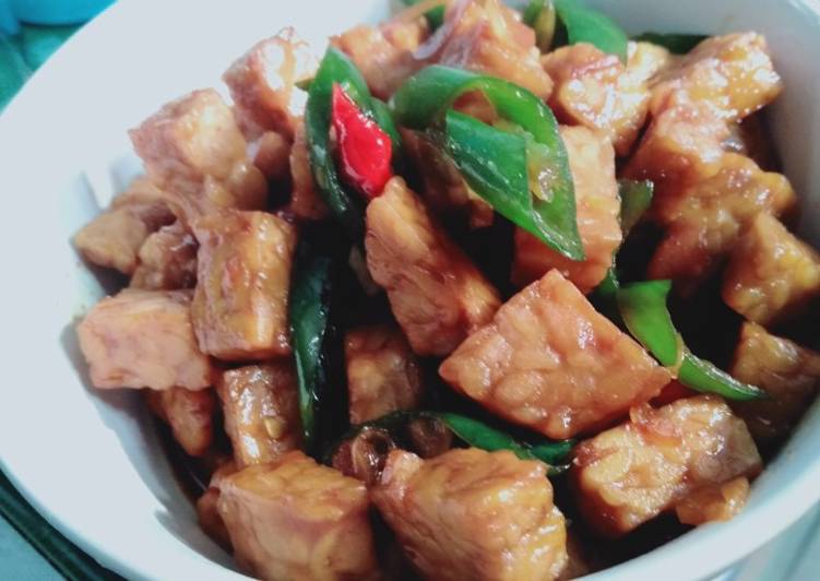 Tempe orek kecap praktis