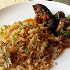 A picture of Brown rice.
