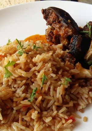 A picture of Brown rice.