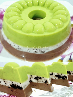 Foto resep Puding Alpukat Oreo Coklat