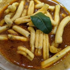 A picture of Sev masala sabji.