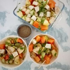 A picture of Fruit Chaat For Navratri Fasting.
