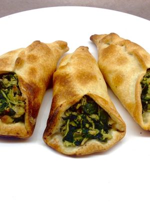 Una foto de Empanadas de pollo y espinaca