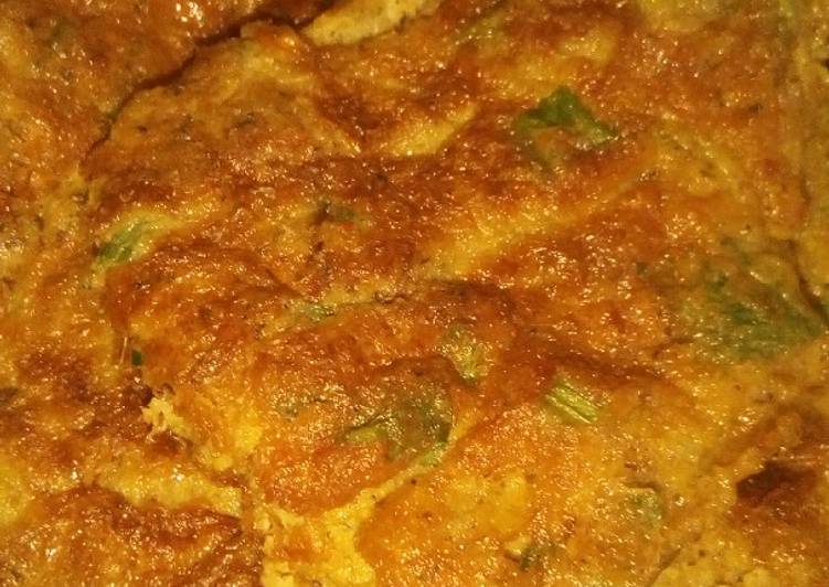 Telur dadar Serundeng