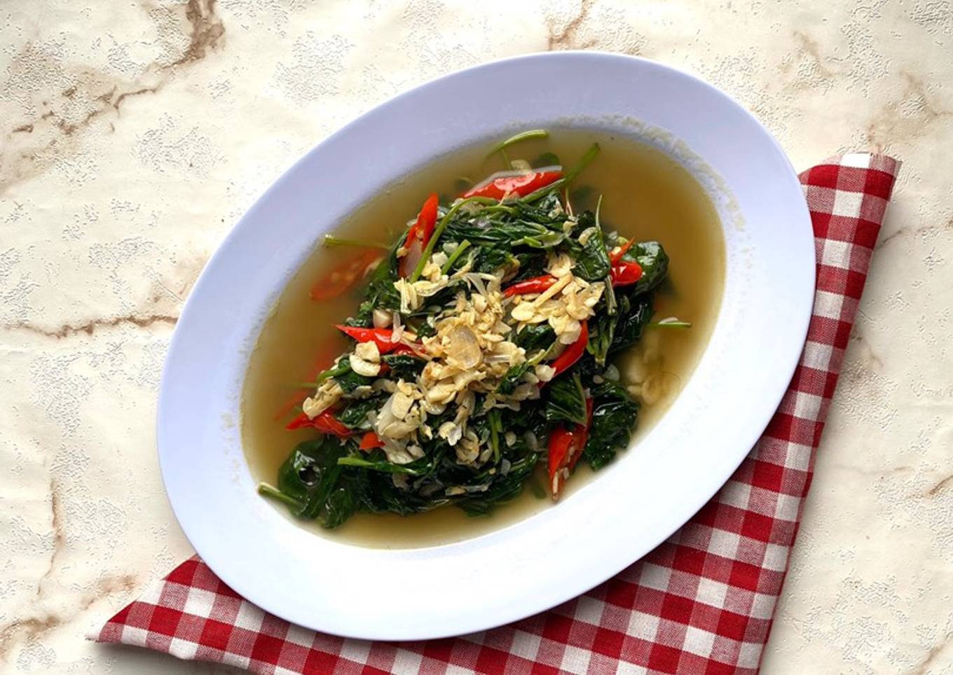Cah Kangkung Udang Rebon
