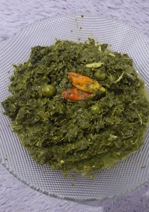 Foto resep Daun Singkong ditumbuk (Kal-Teng)