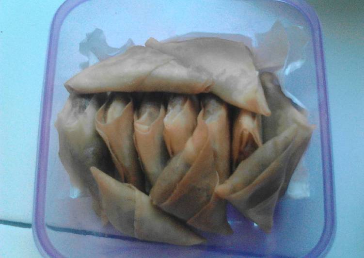 Resep Samosa daging yang Menggugah Selera