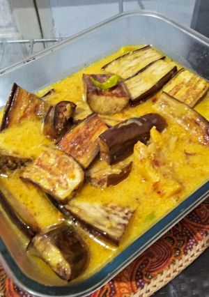 Foto resep 37. Terong bakar santan