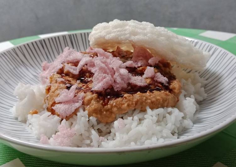 Nasi Siram Bumbu Ketoprak