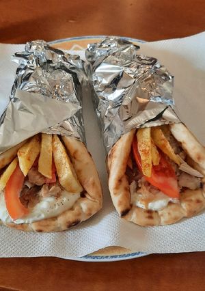 Φωτογραφία της συνταγής Πίτα σουβλάκι