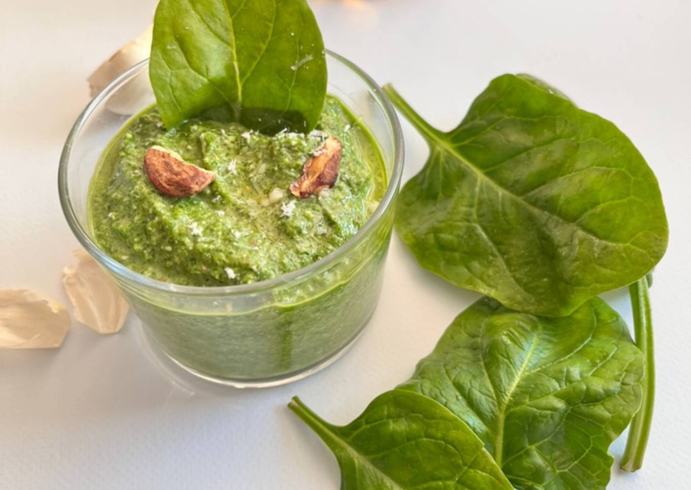 Pesto de pousses d’épinard