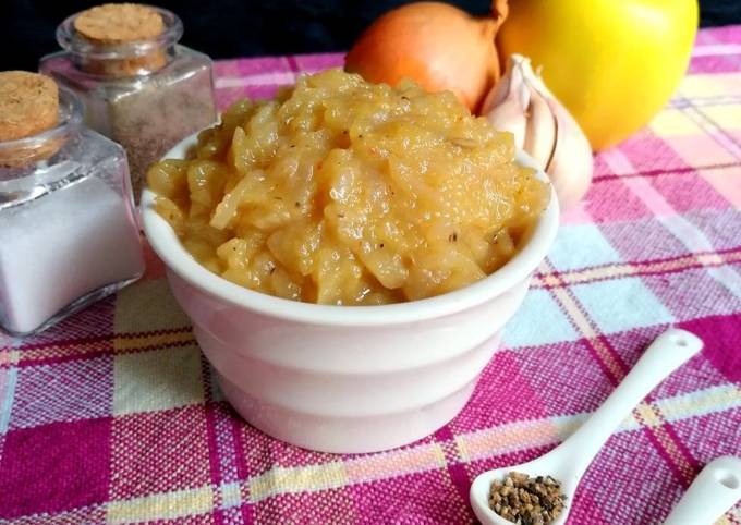 Chutney pomme et piment d'Espelette